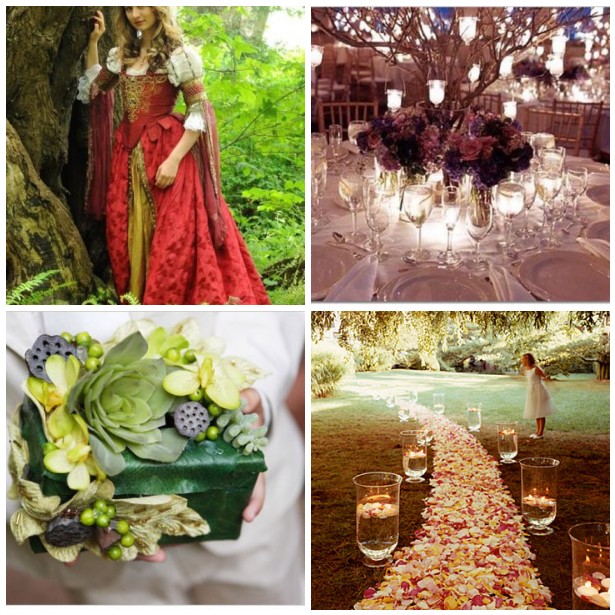 cute fairy flower girls Manolo Brides wedding reception tablescape is 